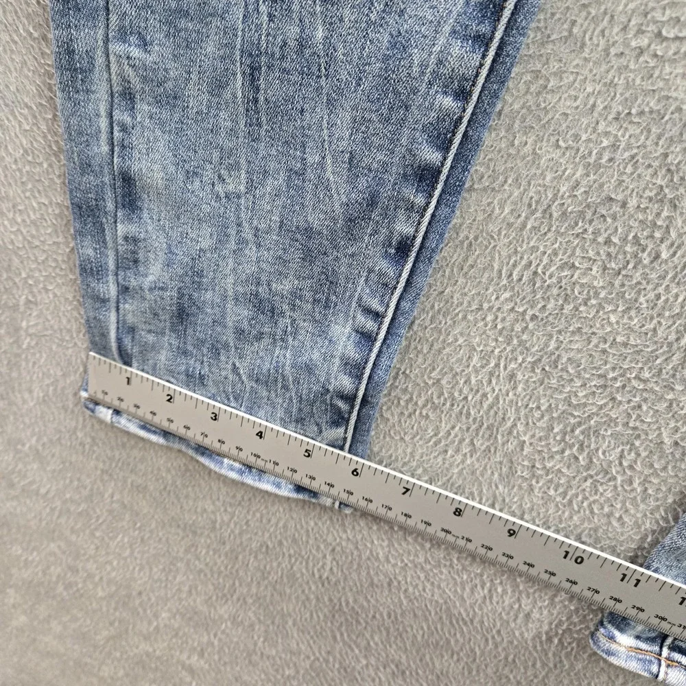 American Eagle Men Jeans 33X32 Blue Denim Distressed Skinny Next Level Flex